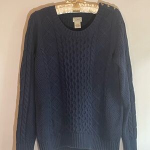 LL Bean Cable Knit Sweater